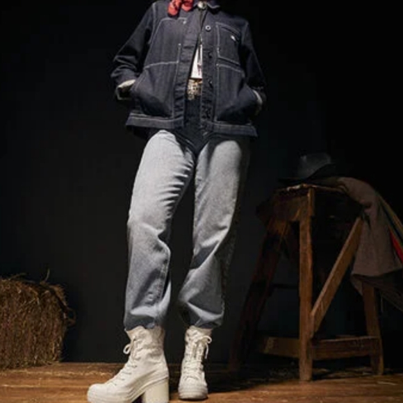 Converse Women's Chuck 70 De Luxe Heel Western Embroidered. 7.5 - Picture 10 of 15